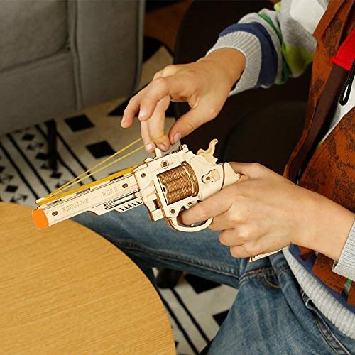 Robotime Gun Blocks Modèle Kit Buliding Jouets Cadeau pour Enfants Enfants Garçons Cadeau Anniversaire